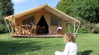 French Campsites  Château de Martragny near Bayeux Normandy [upl. by Lashar]