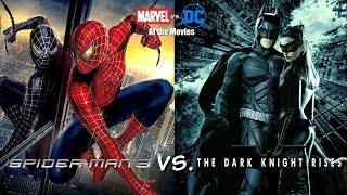 SpiderMan 3 vs The Dark Knight Rises  Marvel vs DC At the Movies [upl. by Sherfield730]