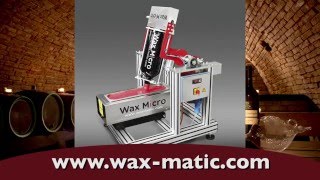 Wax Micro  Macchina manuale per gommalacca su colli bottiglie [upl. by Akiner]