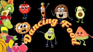 Fun Learning Dancing Food  Fruits and Vegetables  Funny Video  Fun Fusion Learning [upl. by Gerg]