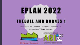 EPLAN 2022 Tutorial 4 Treball amb bornes [upl. by Grey164]