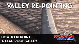 How to repoint a lead roof valley [upl. by Kendra]