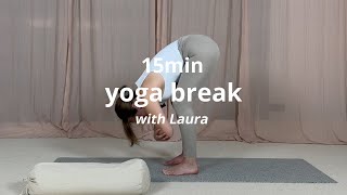 15 min yoga break from everyday life  EN [upl. by Othella428]