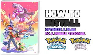 How to Install Optimize amp Play Pokémon Brilliant Diamond On PC BDSP Yuzu PC Mobile Guide [upl. by Ailahtan]