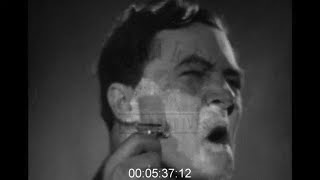 Animated Gillette Advert about Proper Razor Use 1940s  Film 1001944 [upl. by Rabassa914]