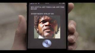 iPhone 4S Samuel L Jackson replaces Siri [upl. by Aronel244]