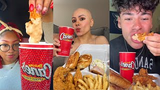 best raising canes mukbangs on tiktok that i love watching [upl. by Doelling]