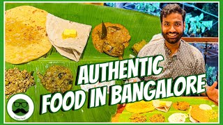 Authentic Karnataka Meals Thali in Bangalore Basaveshwar Khanavali  Veggie Paaji [upl. by Gurevich174]