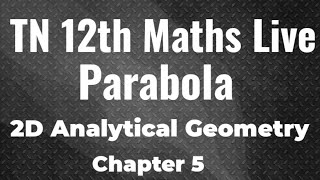 Basic Concept of Parabola Class 12 Two Dimensional Analytical Geometry [upl. by Auqinaj453]