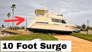 Salvage Deals or SCRAP Yard  Hurricane Milton  Harbor Yacht Tours [upl. by Tamarah]