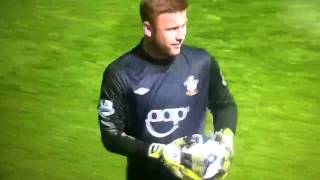 Artur Boruc Juggling vs Reading [upl. by Aihsenyt52]