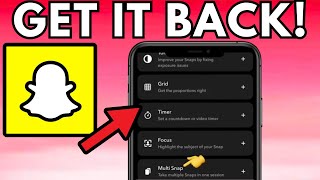 How to get MULTI SNAP OPTION BACK on SNAPCHAT 2024 [upl. by Anecusa]