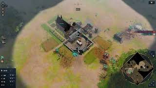 AOE 4 English 92 Council hall Feudal all in build order [upl. by Lirret]