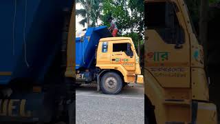 Sand Loading Full Eicher Truck And Unloading Over Rough Roads Through Hydraulic truck shorts new [upl. by Apilef46]