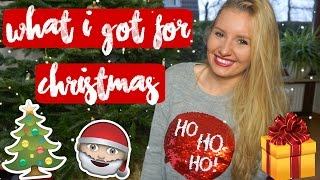 WHAT I GOT FOR CHRISTMAS 2016 Meine Weihnachtsgeschenke I Giulia Groth [upl. by Brianne738]