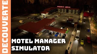 DEVENEZ GERANT DE MOTEL  Motel Manager Simulator  GAMEPLAY FR [upl. by Aihsrop]