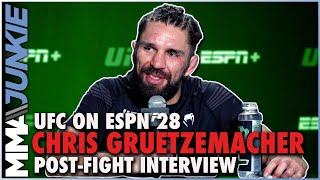 Chris Gruetzemacher blames crap attitude for slow UFC run  UFC on ESPN 28 [upl. by Allain]