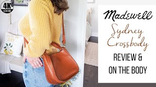 Madewell Sydney Crossbody Bag  Unboxing On the Body amp Review [upl. by Fortier832]