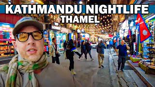 Kathmandu Nightlife Thamel Tour 2024 [upl. by Matthieu]