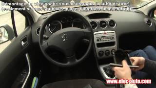 Lire des MP3 sur clé USB ou carte SD avec lautoradio dorigine  Peugeot 308 avec autoradio RD4 [upl. by Dowski]