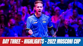 Day Three  Highlights  2022 Mosconi Cup [upl. by Nebur]