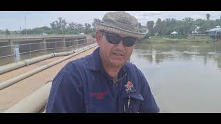 Orange river at Upington bridge 25 January 2024 plus good news on arm [upl. by Eelta]