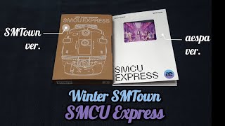 Unboxing AESPA  Winter SMTOWN SMCU Express aespa amp SMTOWN ver [upl. by Elleinahc]