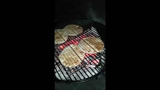 How to grilled arayes bread with minced meat inside shorts  Buhay OFW [upl. by Yspyg173]