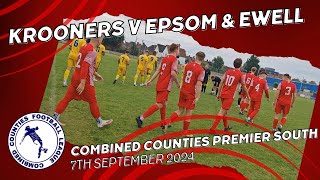 Match Highlights  Camberley Town v Epsom amp Ewell  Combined Counties League Premier Division South [upl. by Annoyk]