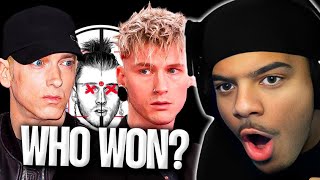 Gen Z Reacts to EMINEM vs MGK KILLSHOT RAP DEVIL NOT ALIKE DIRTY [upl. by Edina]