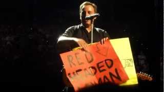 Bruce Springsteen  Red Headed Woman  Melbourne Australia 26 March 2013 [upl. by Nodnarg]