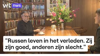 quotHet doet pijn om Rus te zijnquot Auteur Michaïl Sjisjkin is kritisch voor zijn land [upl. by Ehtyaf709]