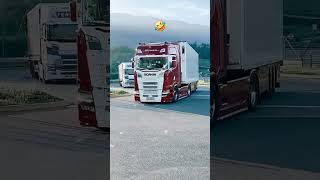 😅 truck scania lkw camion funny memes hgv lorry [upl. by Aneehsirk]