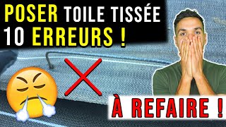 Installer une Toile de Paillage Tissée à voir avant de poser⚠️ [upl. by Arratahs]