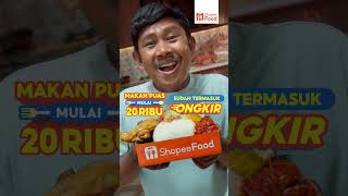 Checkout Murah di ShopeeFood  Makan puas mulai 20RB sudah termasuk ongkir [upl. by Dylan]