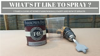 How much to thin FarrowampBall paint how good is it [upl. by Dodge]