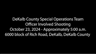 DeKalb County Special Operations Team OIS [upl. by Dorey750]