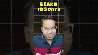 5 Lakh in 5 Days Vlog  Trading Challenge Vlog [upl. by Eden]