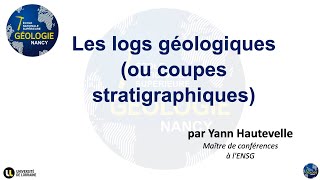 Les logs géologiques ou coupes stratigraphiques [upl. by Noelle]