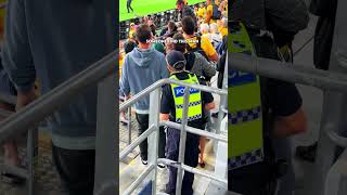 The Kid Almost Escaped The Security Guards🤯😮 shorts football soccer [upl. by Hebrew70]