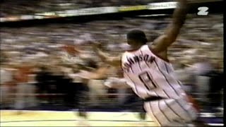 1997 NBA Western Conference Finals  Rockets vs Jazz GAME 4 TV PL subtitles słaba jakość [upl. by Nani957]