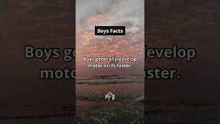 Boys generally develops motor skills faster facts shorts 1kcreator [upl. by Vories]