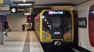 UBahn Berlin  Mitfahrt in der U9 von Zoologischer Garten bis Nauener Platz im H97 50074 [upl. by Ydeh]