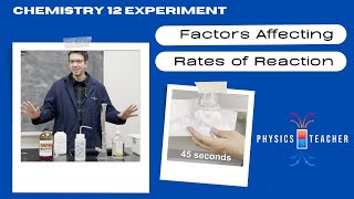 Grade 12 Chemistry Lab  Rates of Reactions [upl. by Ozneral]