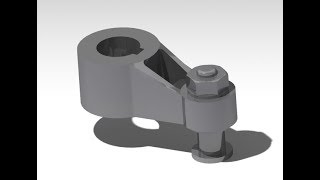 Crank Pin Washer Nut Design and Assembly Of a Simple Crank System In CATIA [upl. by Bartie]