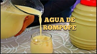 CÓMO PREPARAR AGUA DE ROMPOPE 🥤TIPO LA MICHOACANA MAS RICA IMPOSIBLE [upl. by Noxin770]