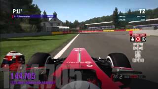 F1 2013 SPA HOTLAP ONLINE 144705Set UP [upl. by Lumpkin210]