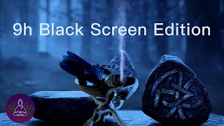 111Hz Spiritual Cleanse 9h BLACK SCREEN Edition  Flute amp Nature  Healing Energy Meditation Music [upl. by Cirilla]