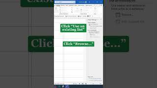 Tips Excel mail merge [upl. by Yekcaj]