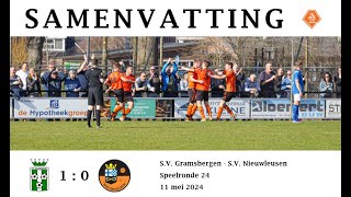 Samenvatting SV Gramsbergen 1  SV Nieuwleusen 1 [upl. by Acceb531]